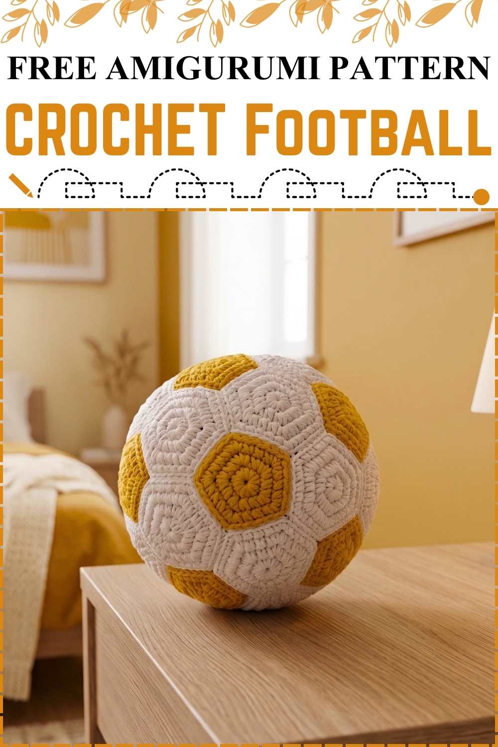 FREE AMIGURUMI CROCHET Football