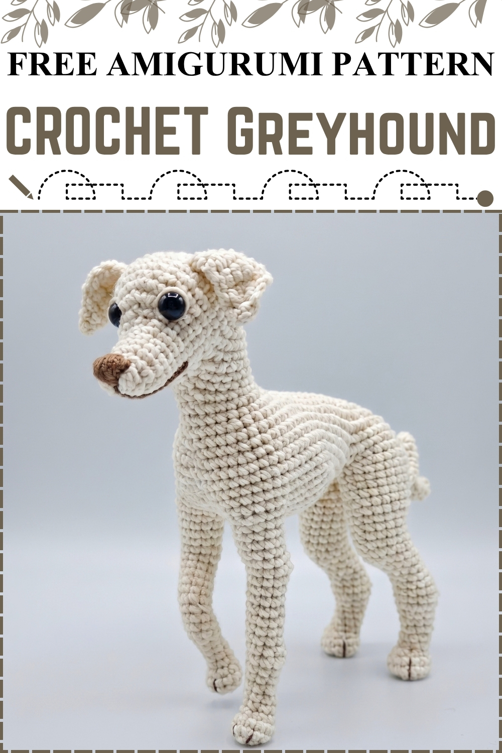 FREE AMIGURUMI CROCHET Greyhound
