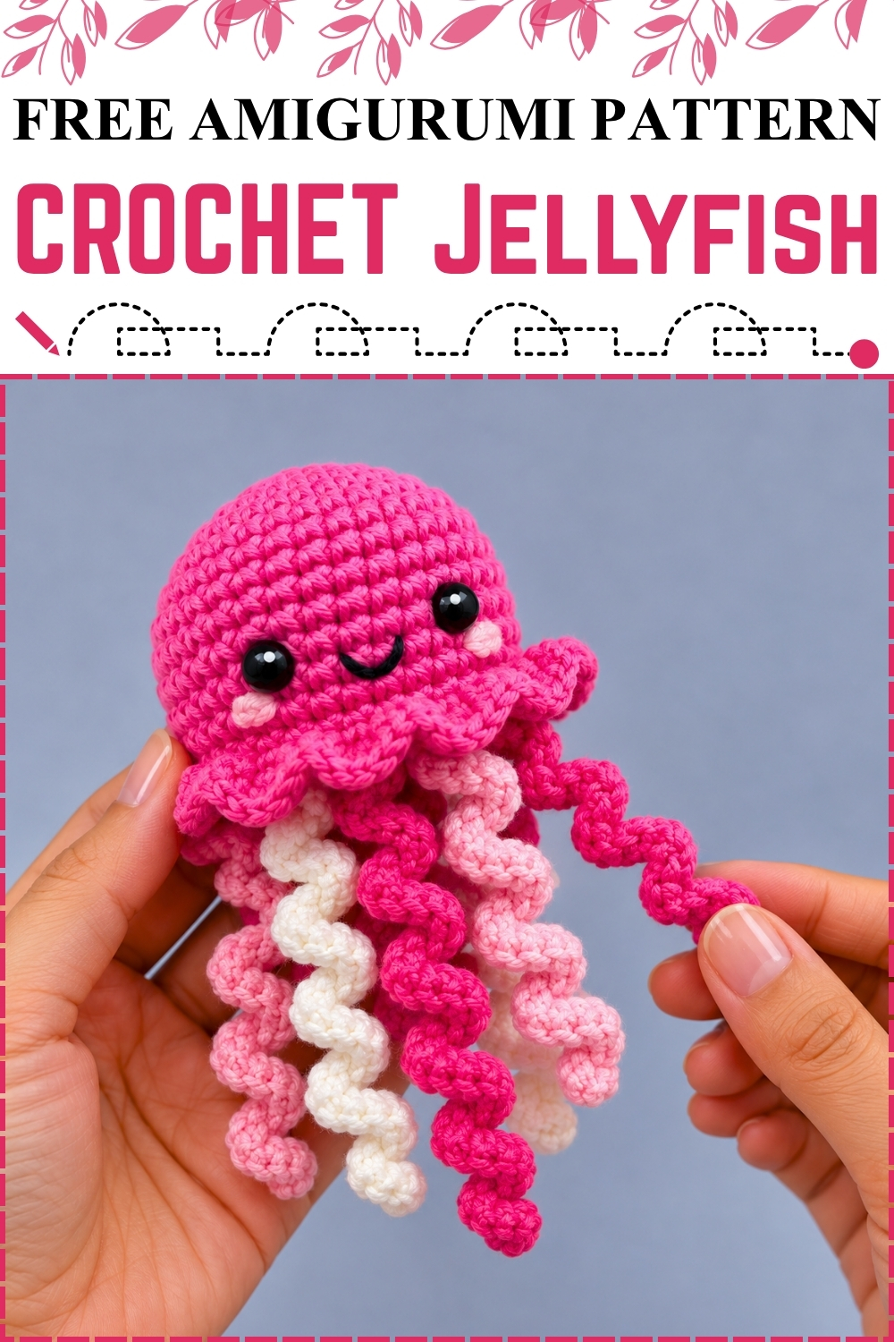 FREE AMIGURUMI CROCHET Jellyfish
