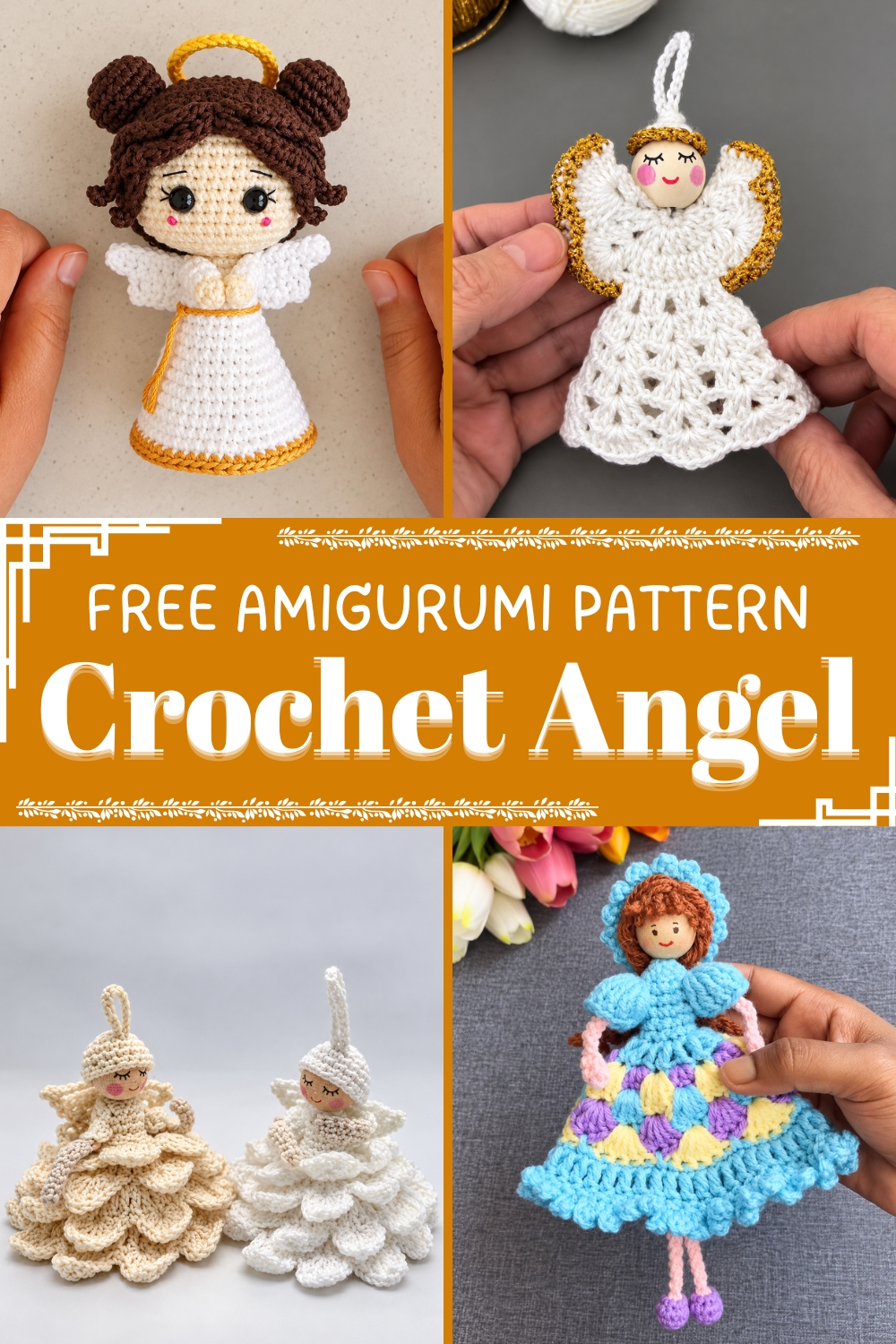 FREE AMIGURUMI Crochet Angel