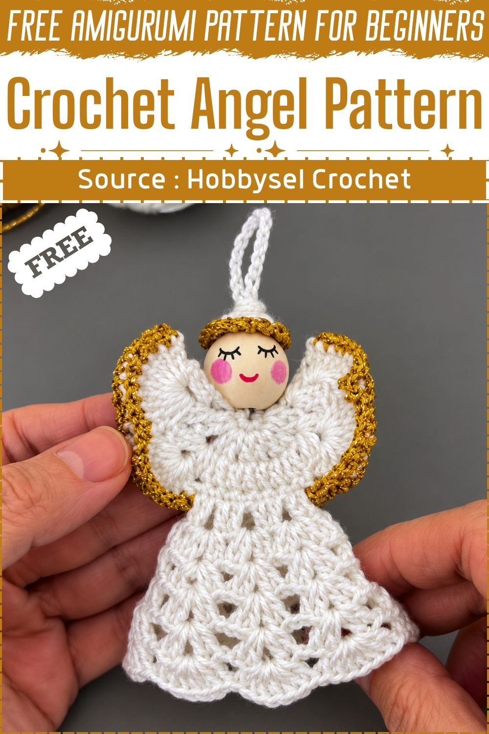 FREE Amigurumi Crochet Angel Pattern