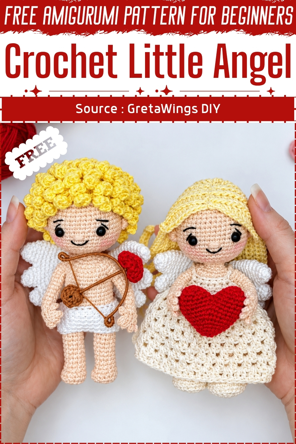 FREE Amigurumi Crochet Little Angel