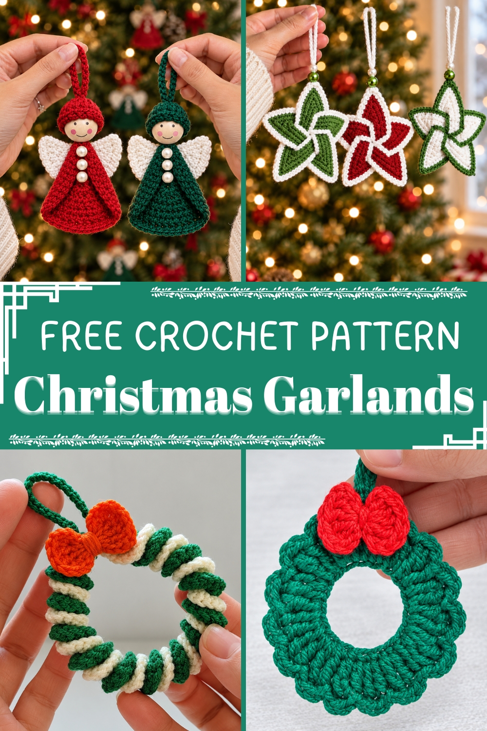 FREE Crochet Christmas Garlands