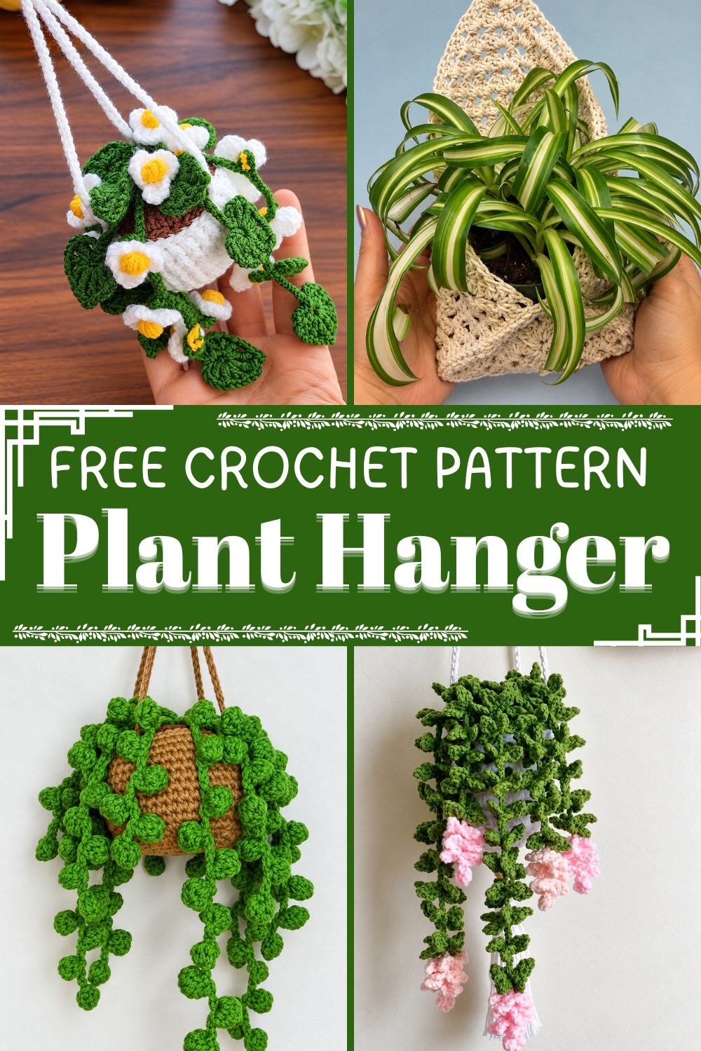FREE Crochet Plant Hanger