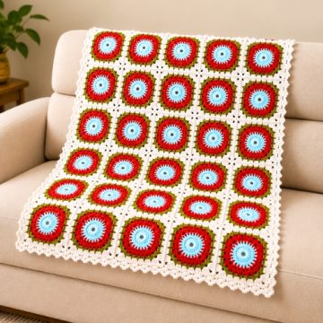 Free Crochet Winter Blankets And Throws