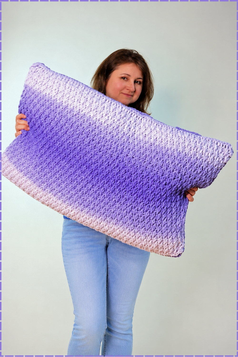 Handy Crochet Bed Pillow Back Flap