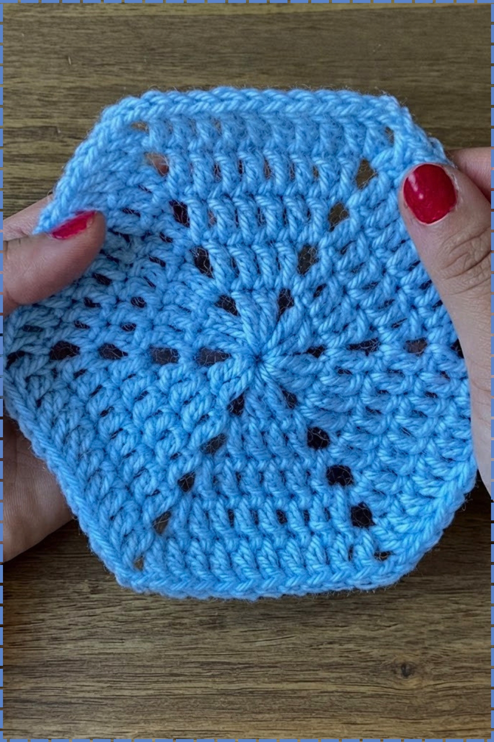 How To Crochet A Solid Flat Hexagon Pattern