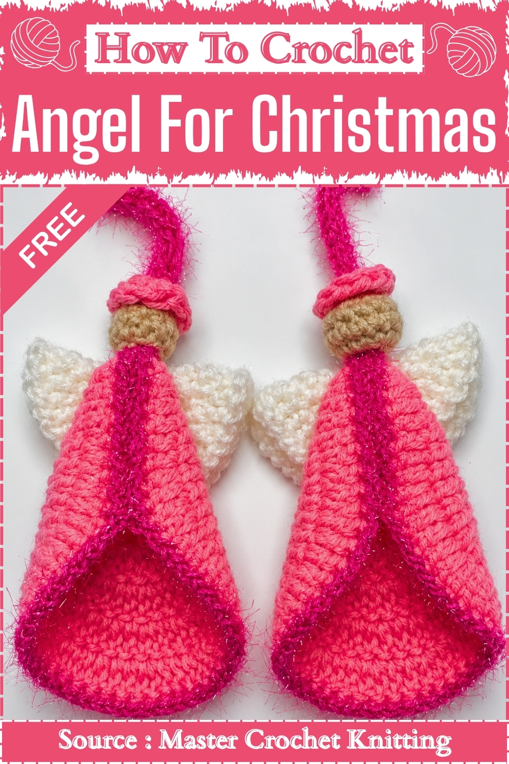 How To Crochet Angel For Christmas