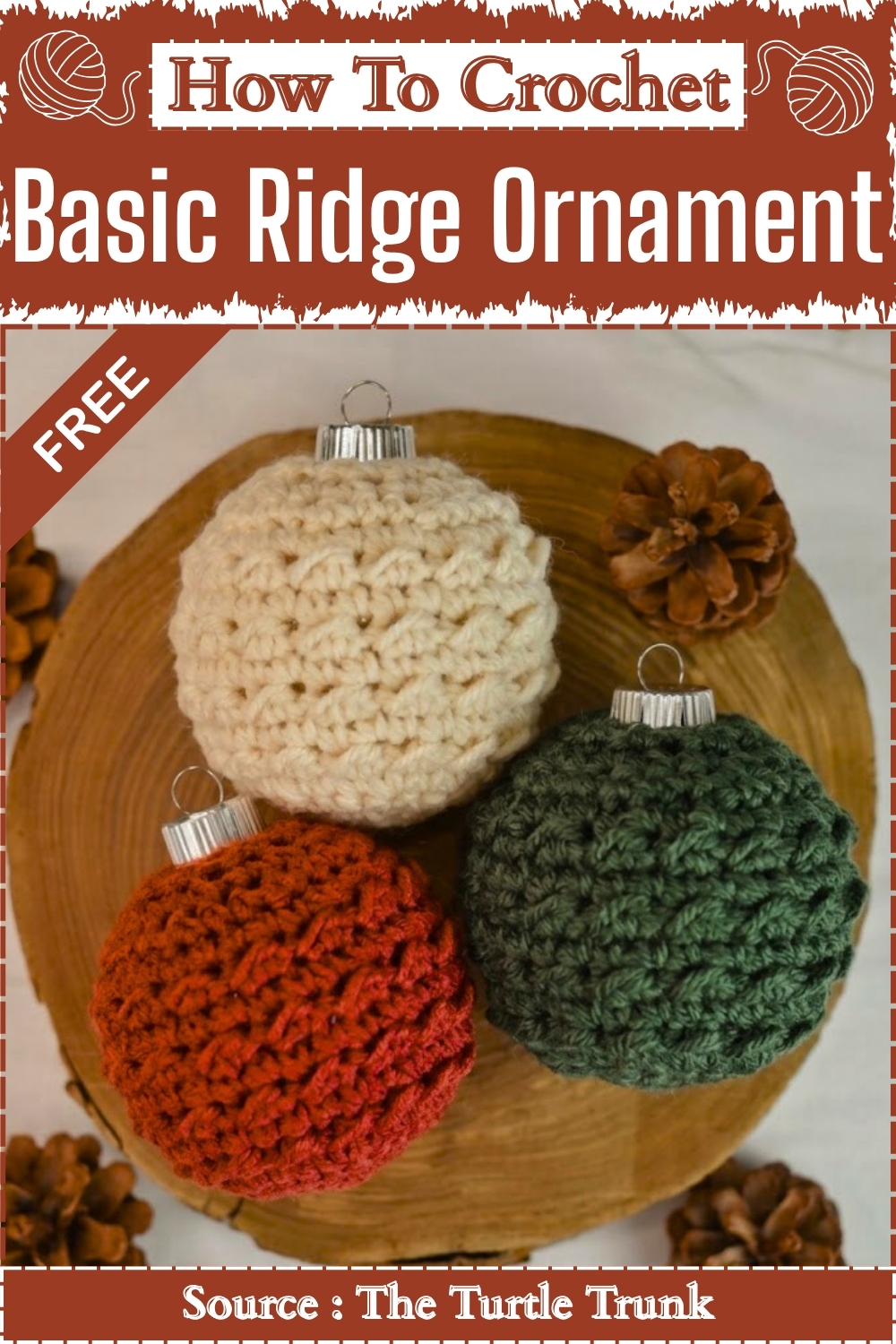 How To Crochet Basic Ridge Ornament