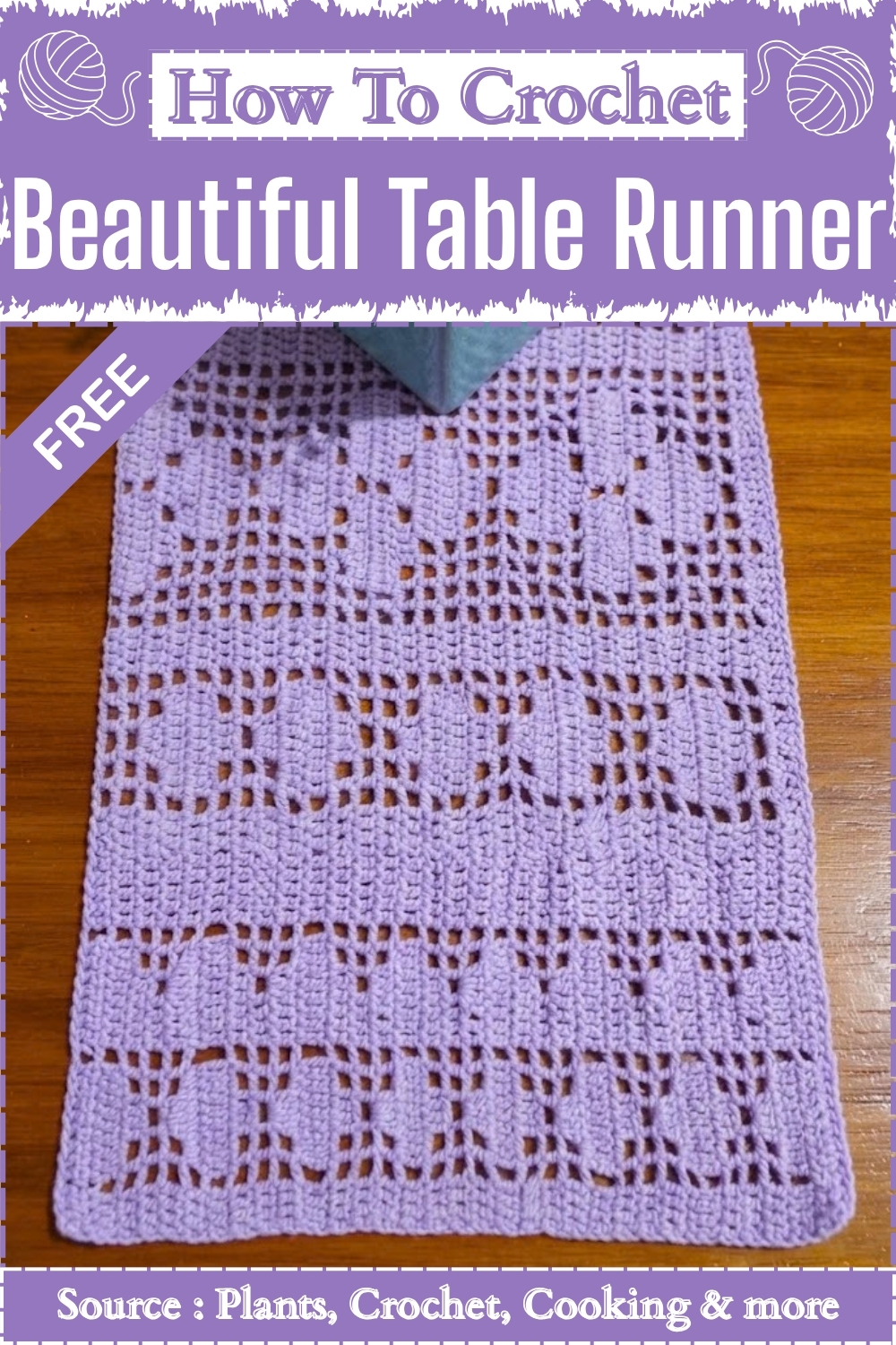 How To Crochet Beautiful Table Runner