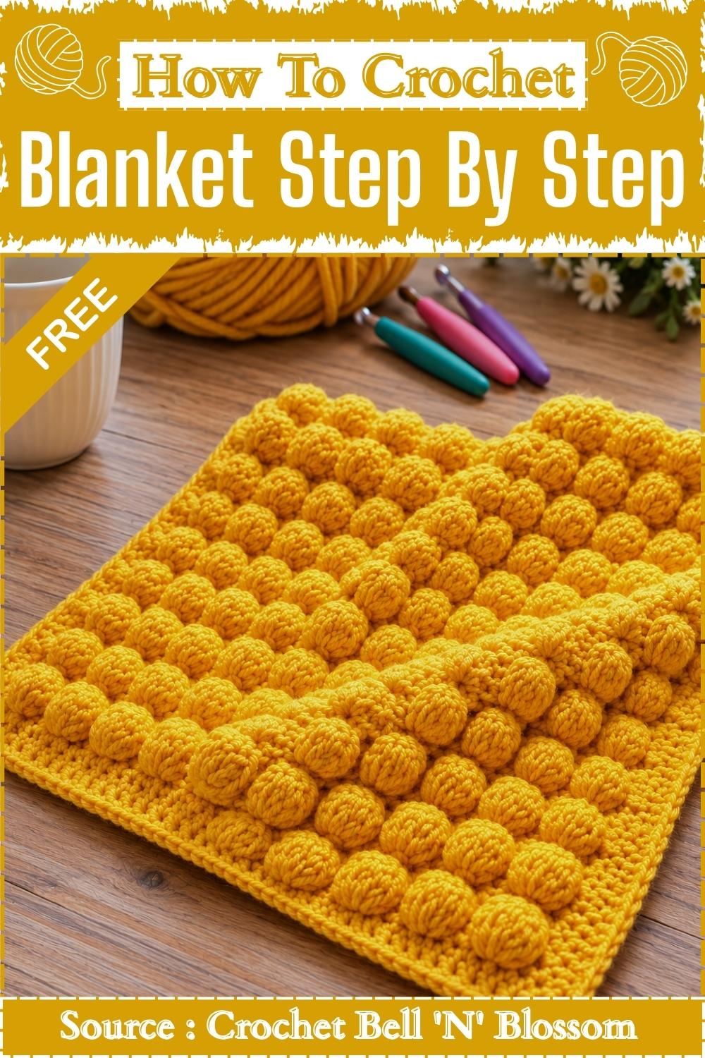 How To Crochet Blanket Step by Step