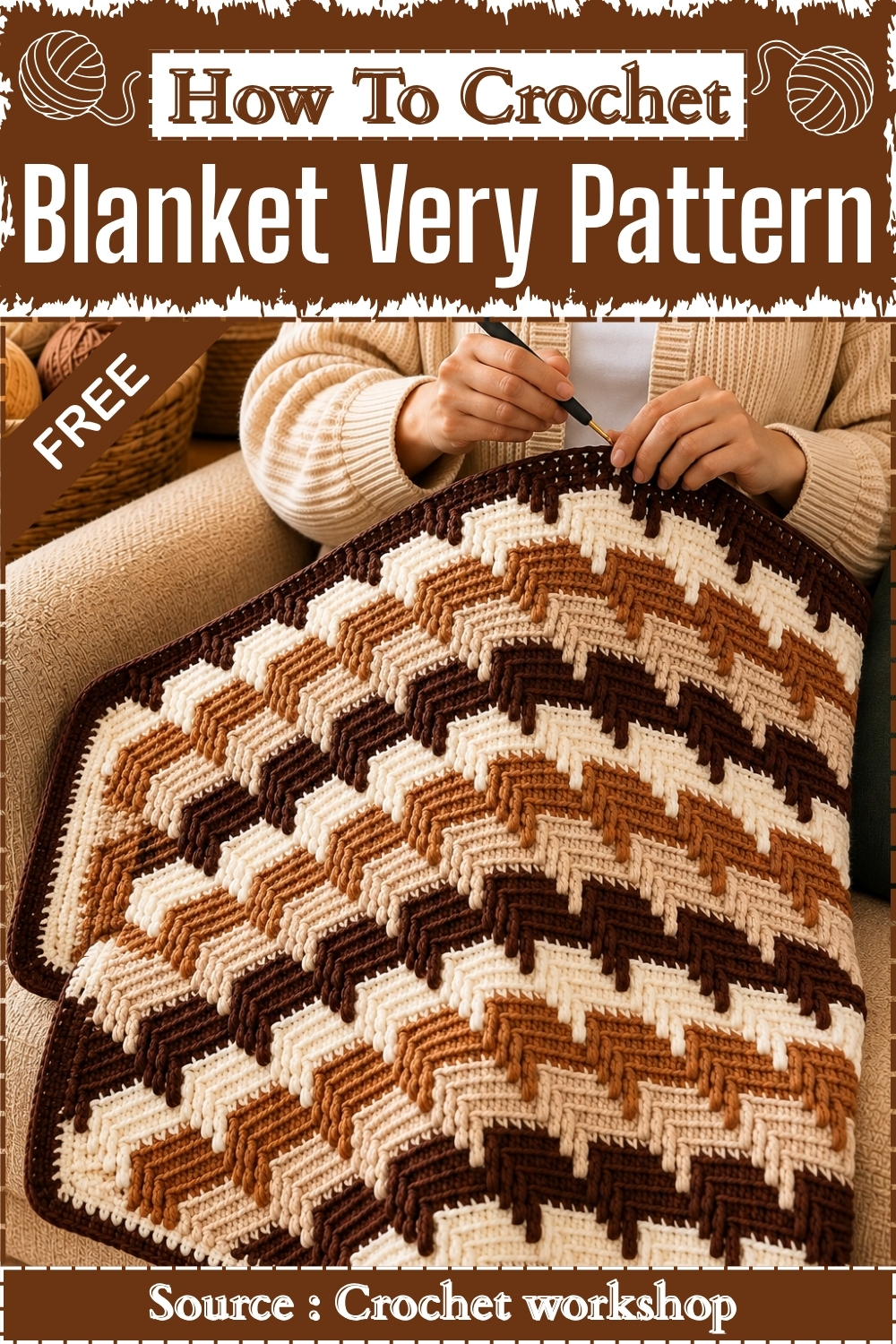 How To Crochet Blanket Very Pattern