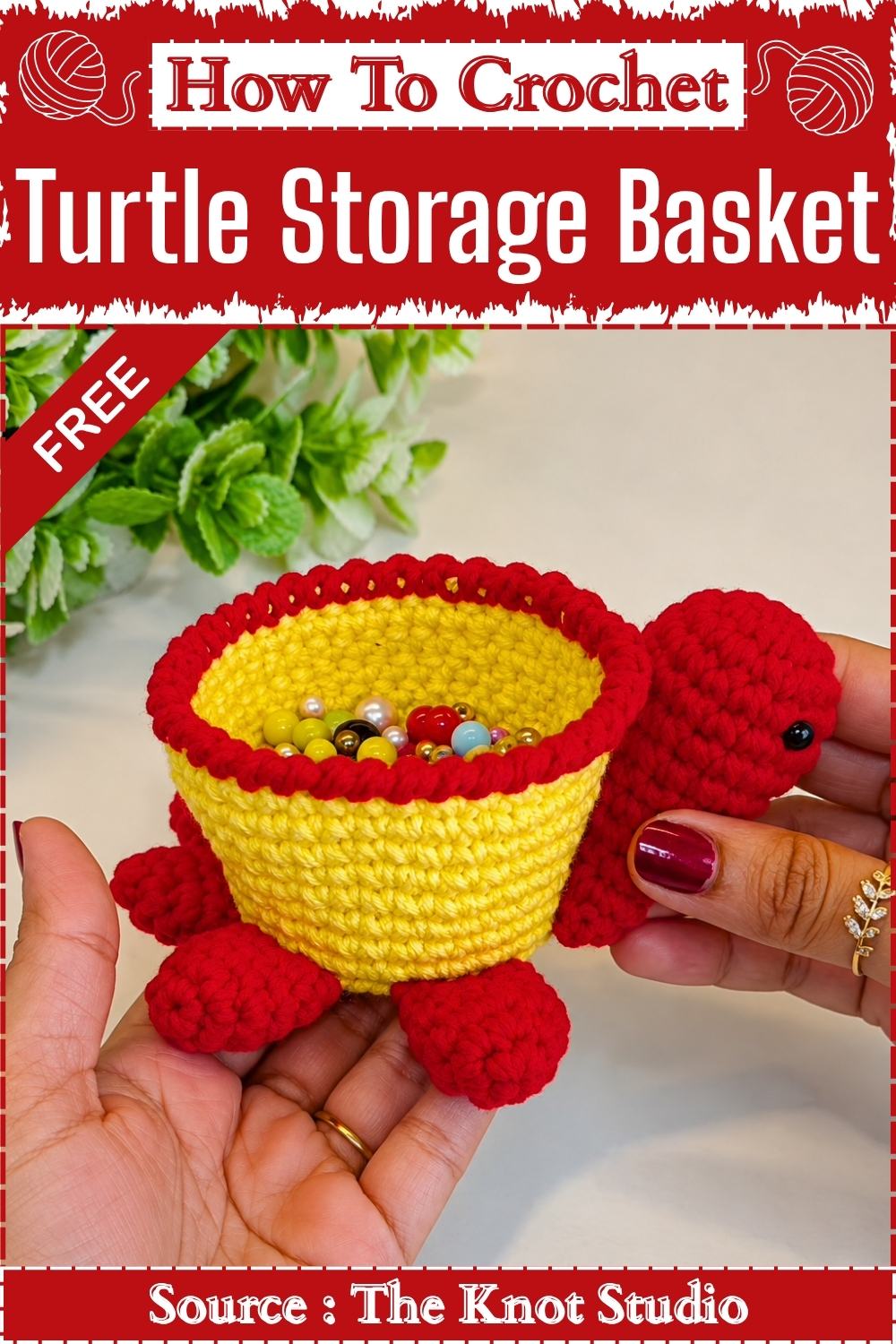 How To Crochet Charming Tulip Basket (1)