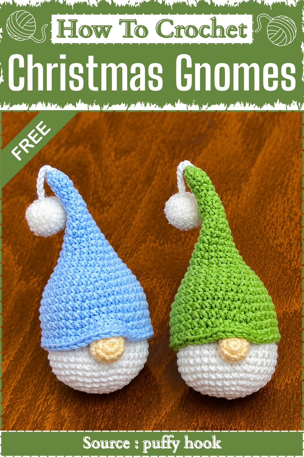 How To Crochet Christmas Gnomes