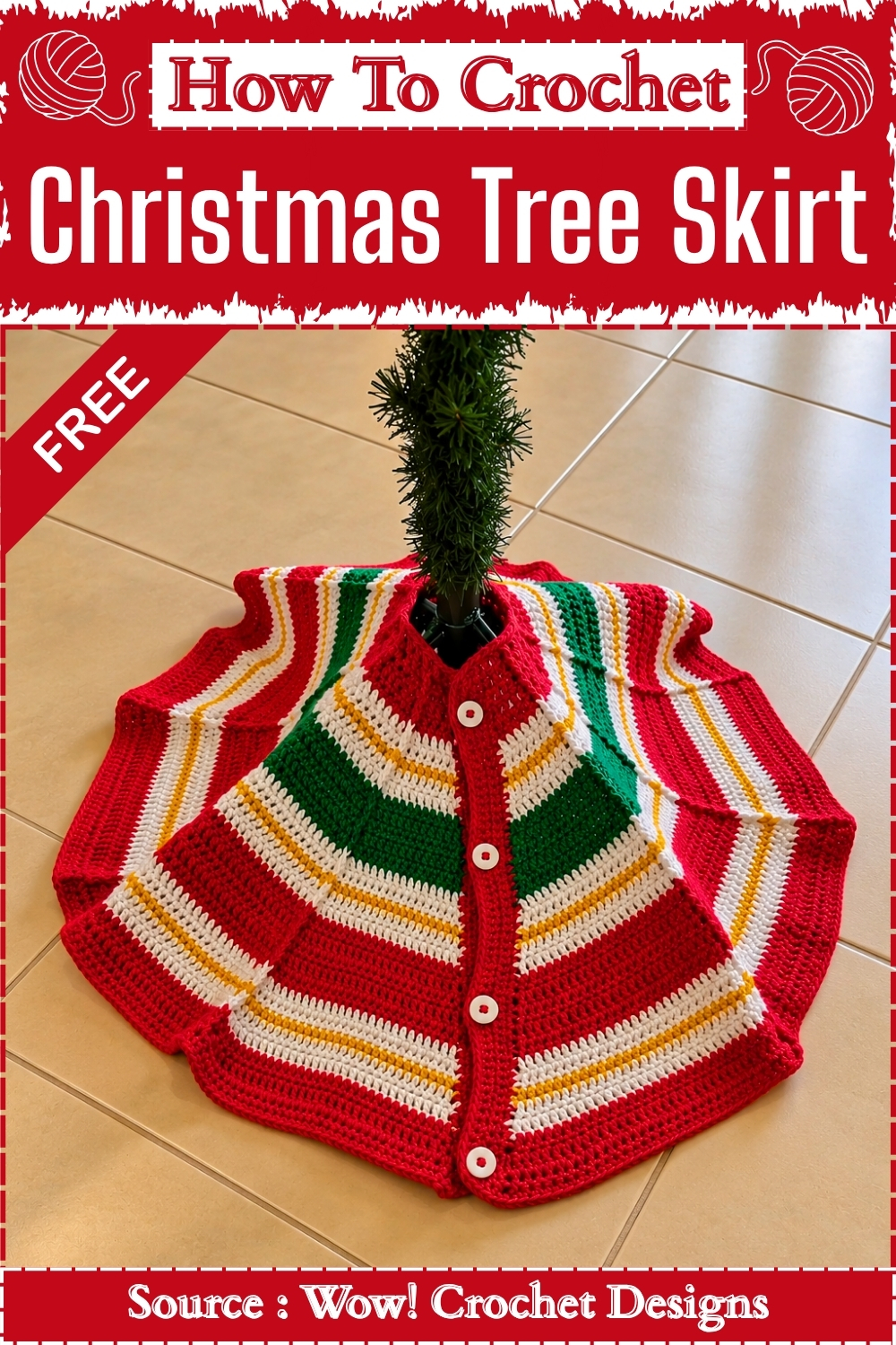 How To Crochet Christmas Tree Skirt