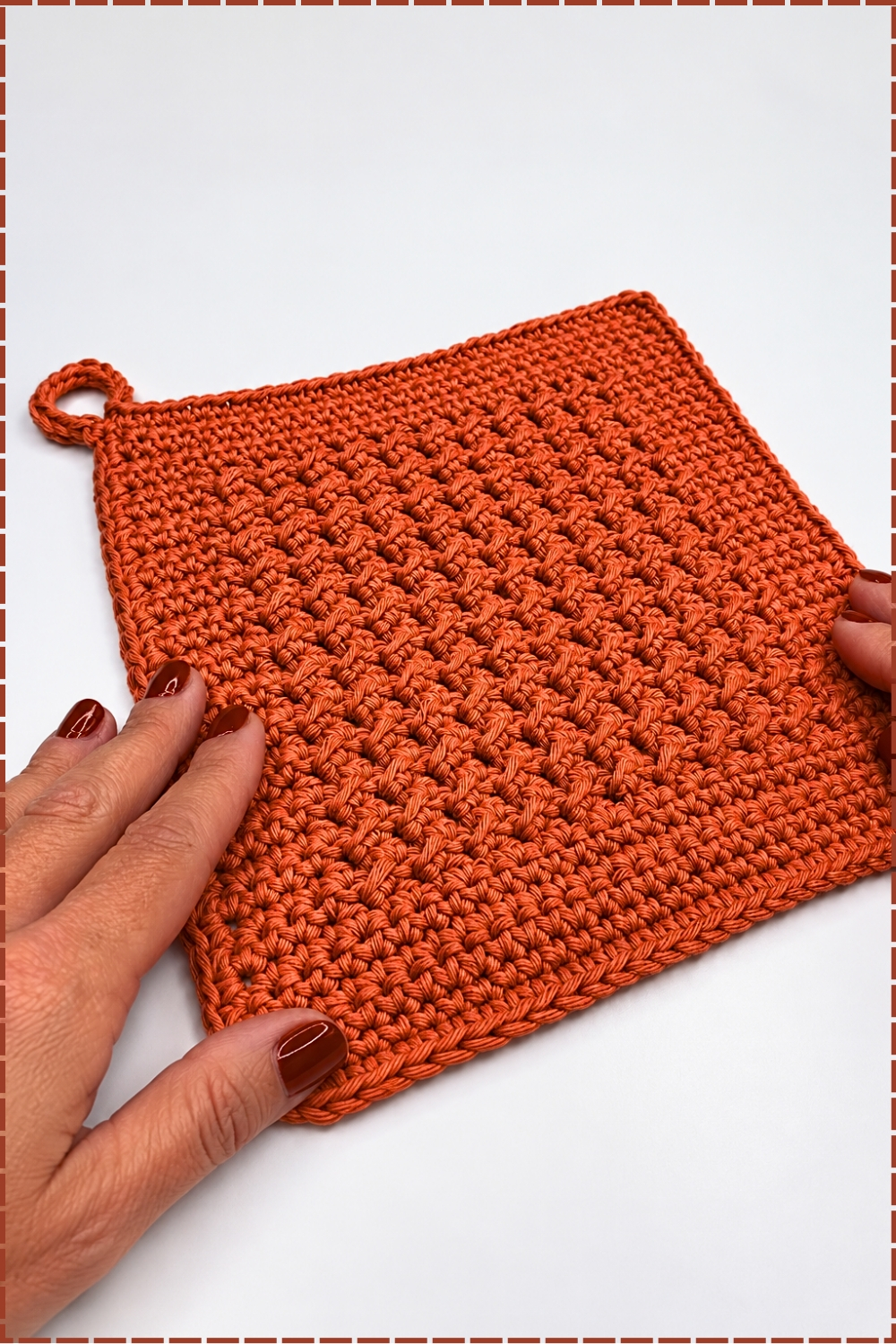 How To Crochet Durable Kitchen Potholder Pattern