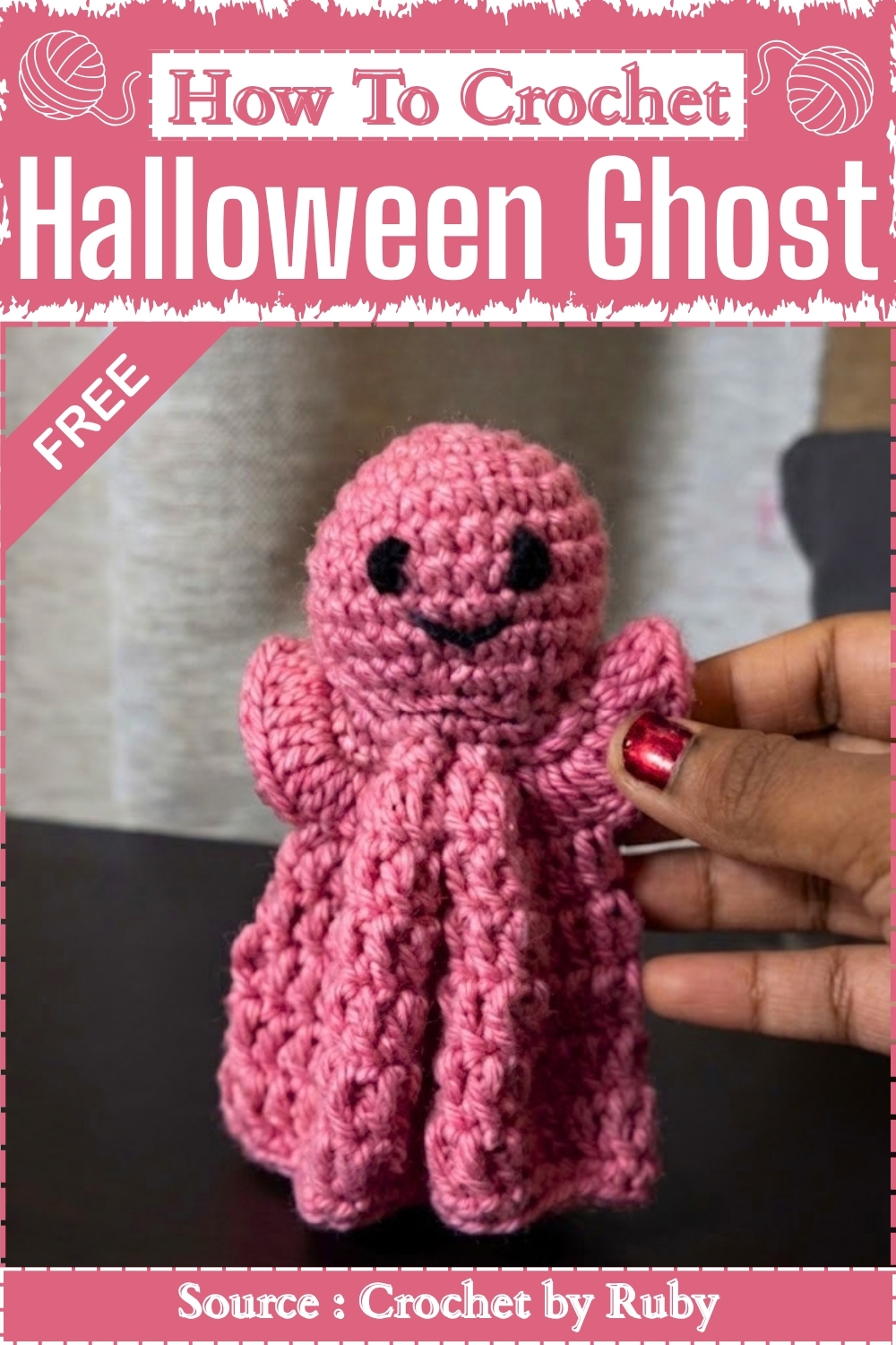 How To Crochet Halloween Ghost