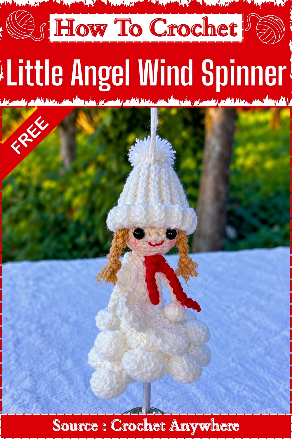 How To Crochet Little Angel Wind Spinner