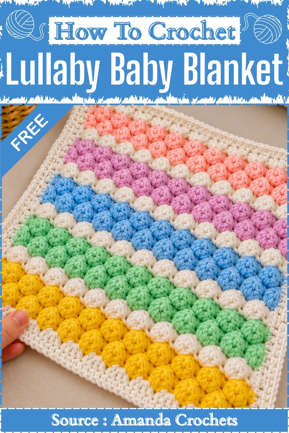 How To Crochet Lullaby Baby Blanket