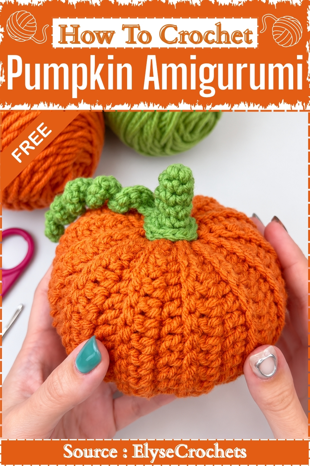 How To Crochet Pumpkin Amigurumi