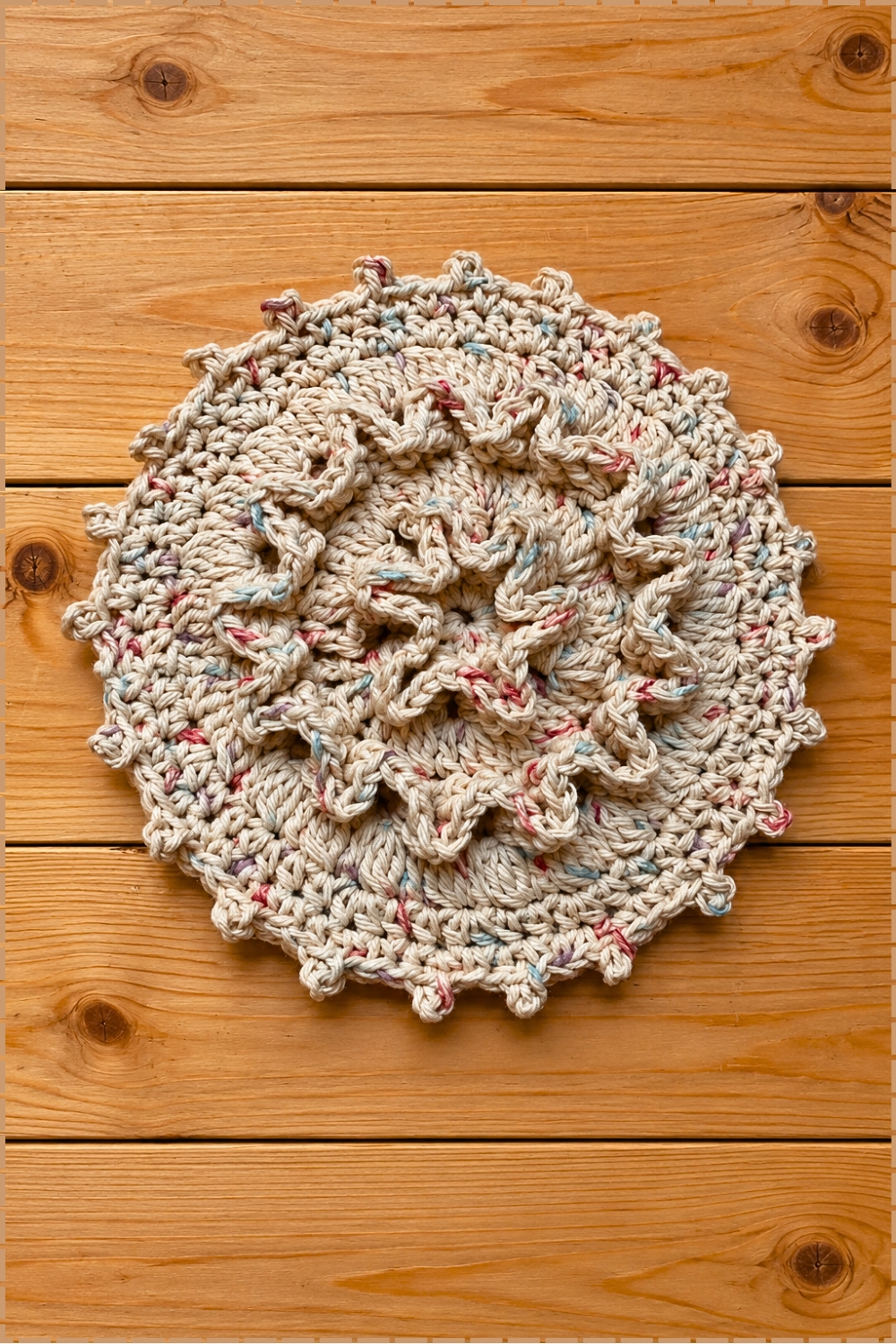 How To Crochet Simple Trivet Pattern