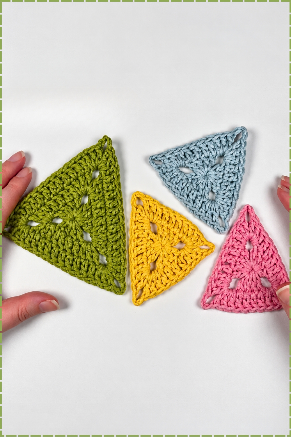 How to Crochet a Neat Triangle
