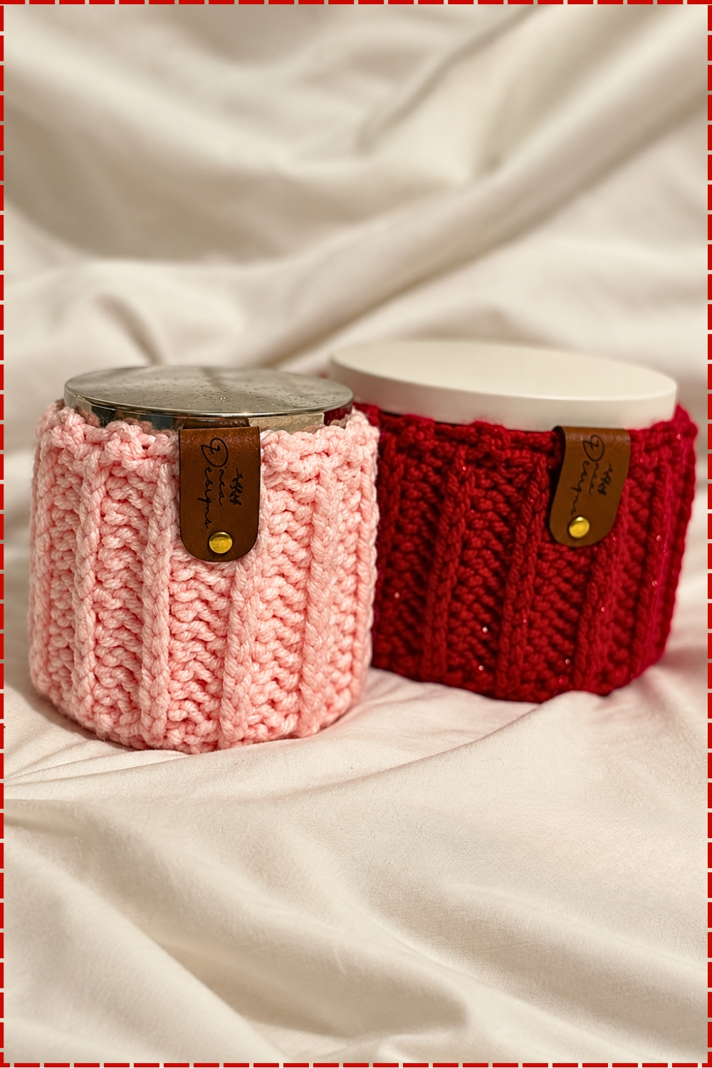 Lacy Crochet Candle Cover Step by Step Tutorial
