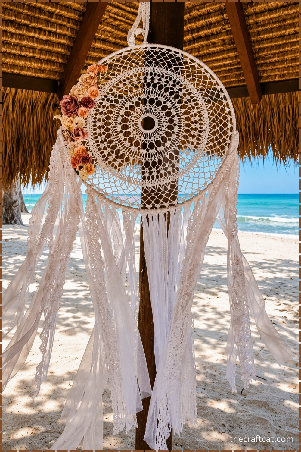 Lacy Crochet Doily Dreamcatcher