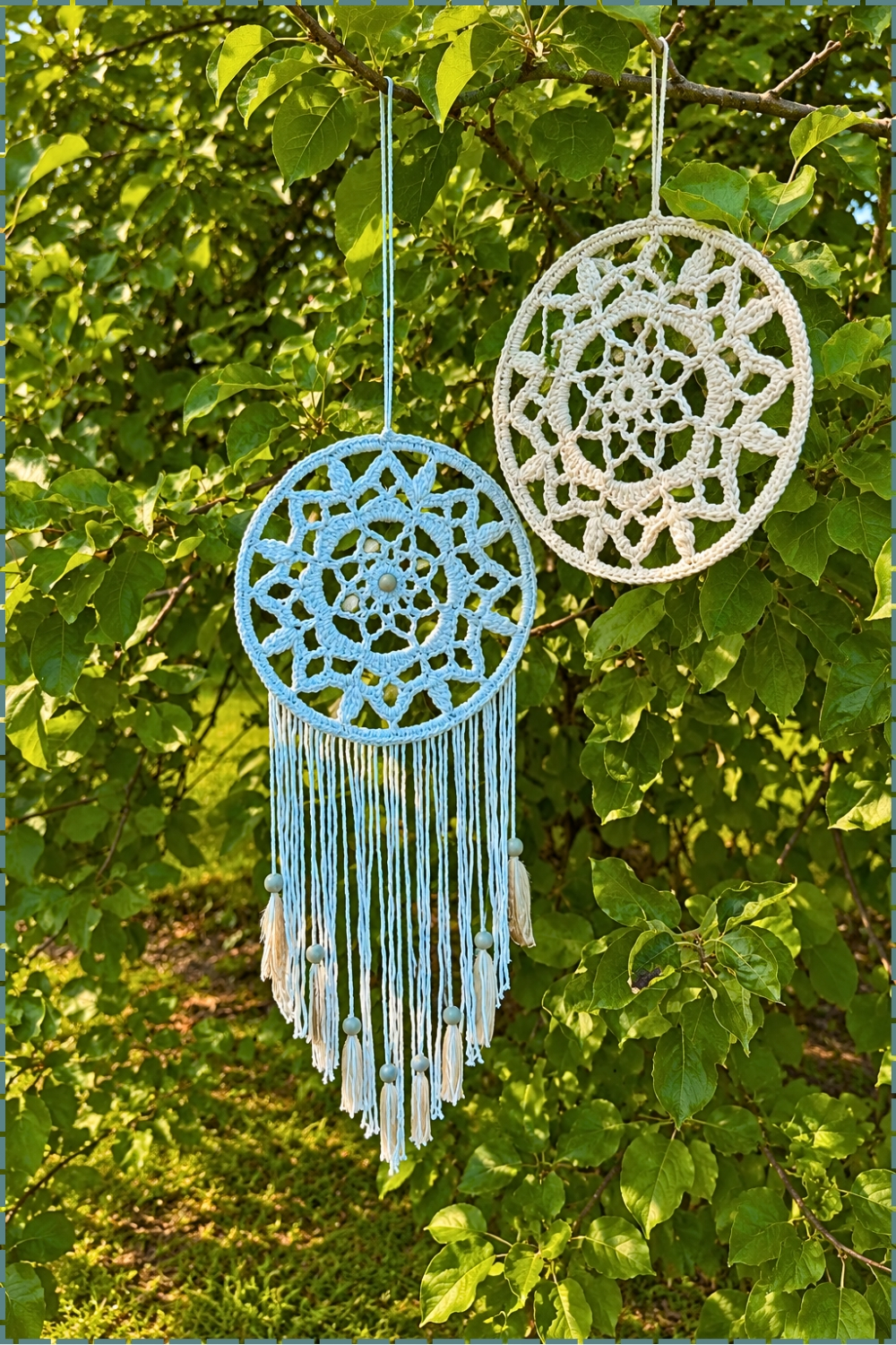 Lacy Crochet Dreamcatcher Tutorial