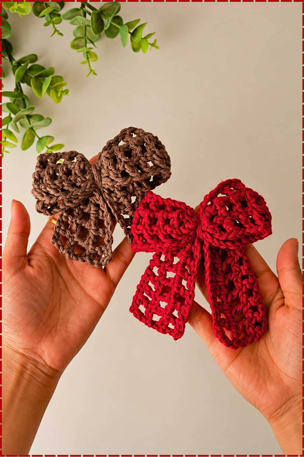 Lacy Crochet Project Mesh Bow