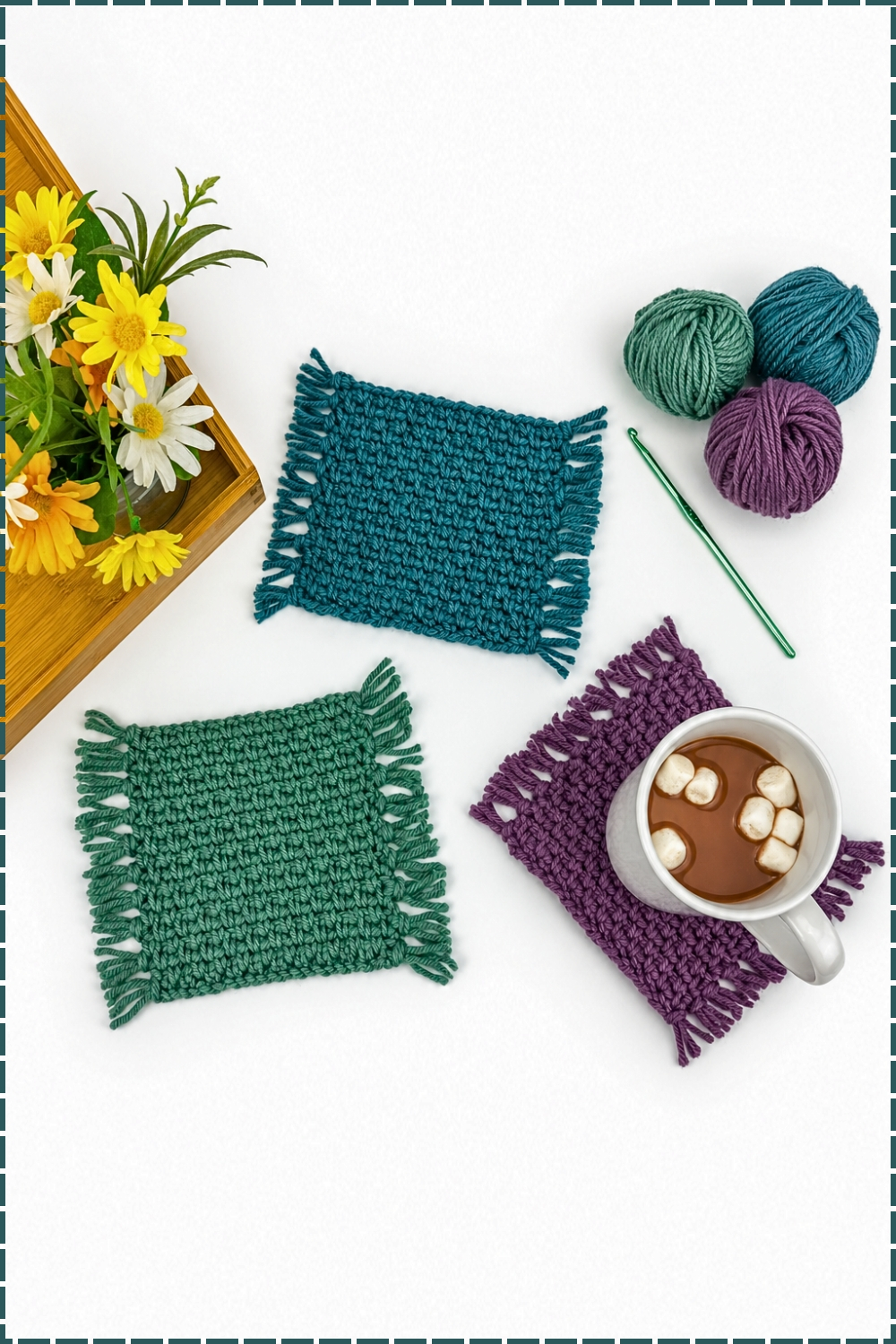 Little Crochet Mug Rug Pattern