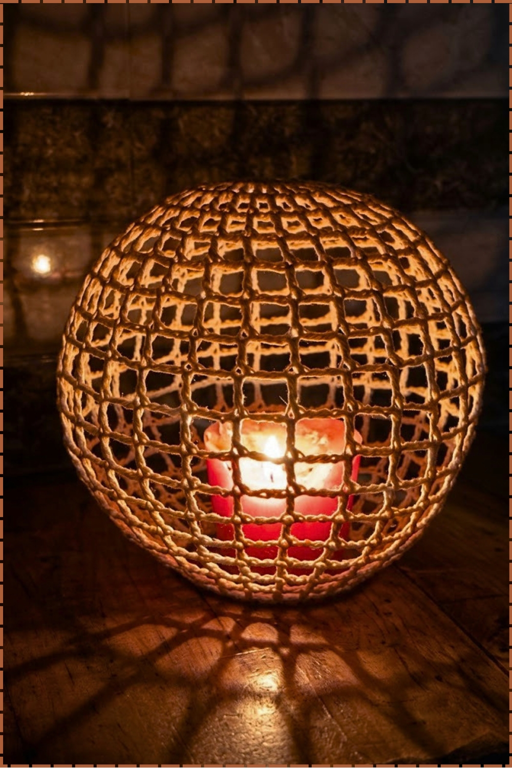 Lovely Simple Crochet Lamp Pattern