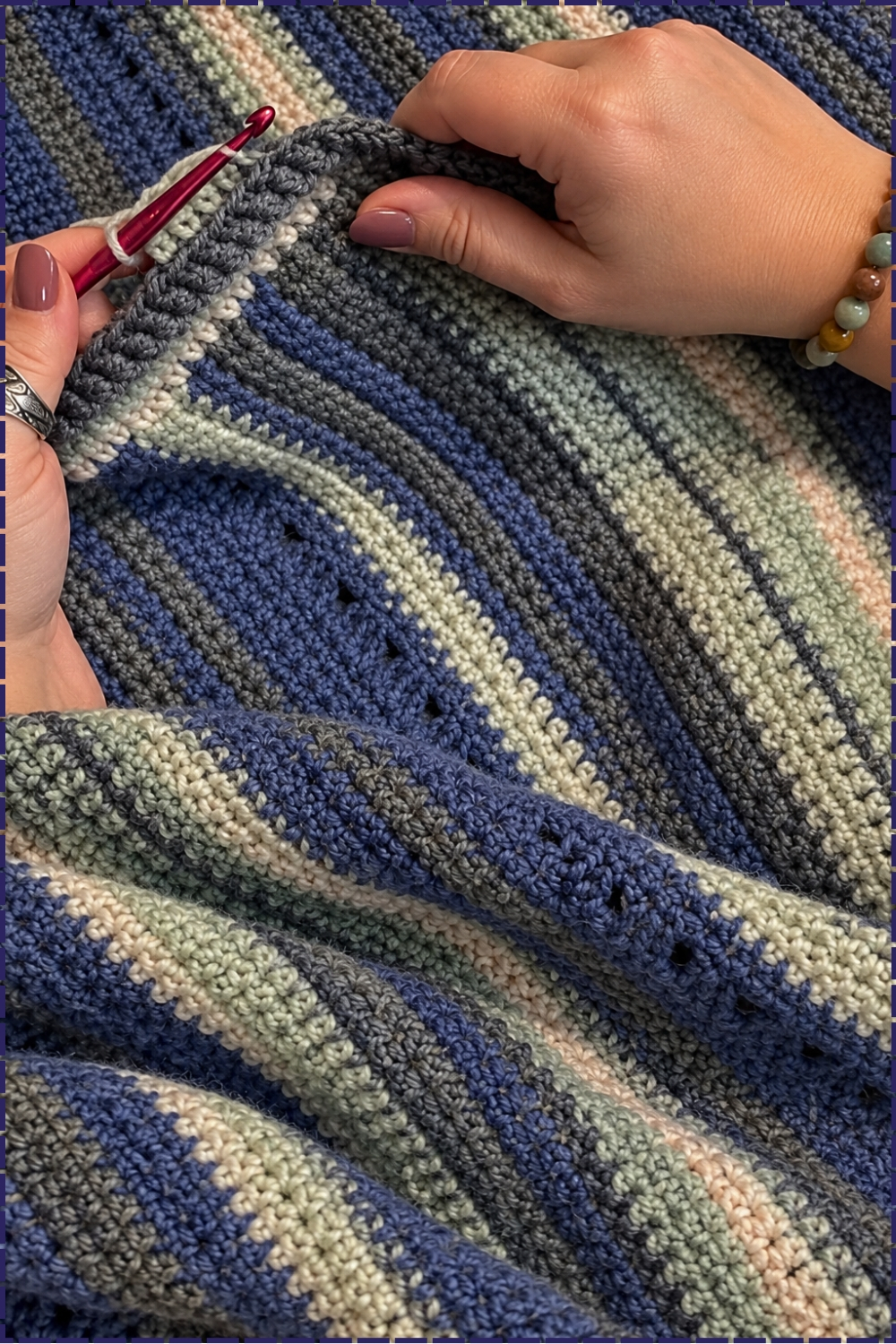 Make A Cozy Crochet Temperature Blanket