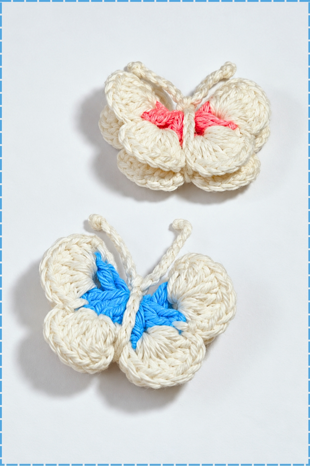 No Sew Crochet Butterfly Easy Beginner Friendly Quick Tutorial