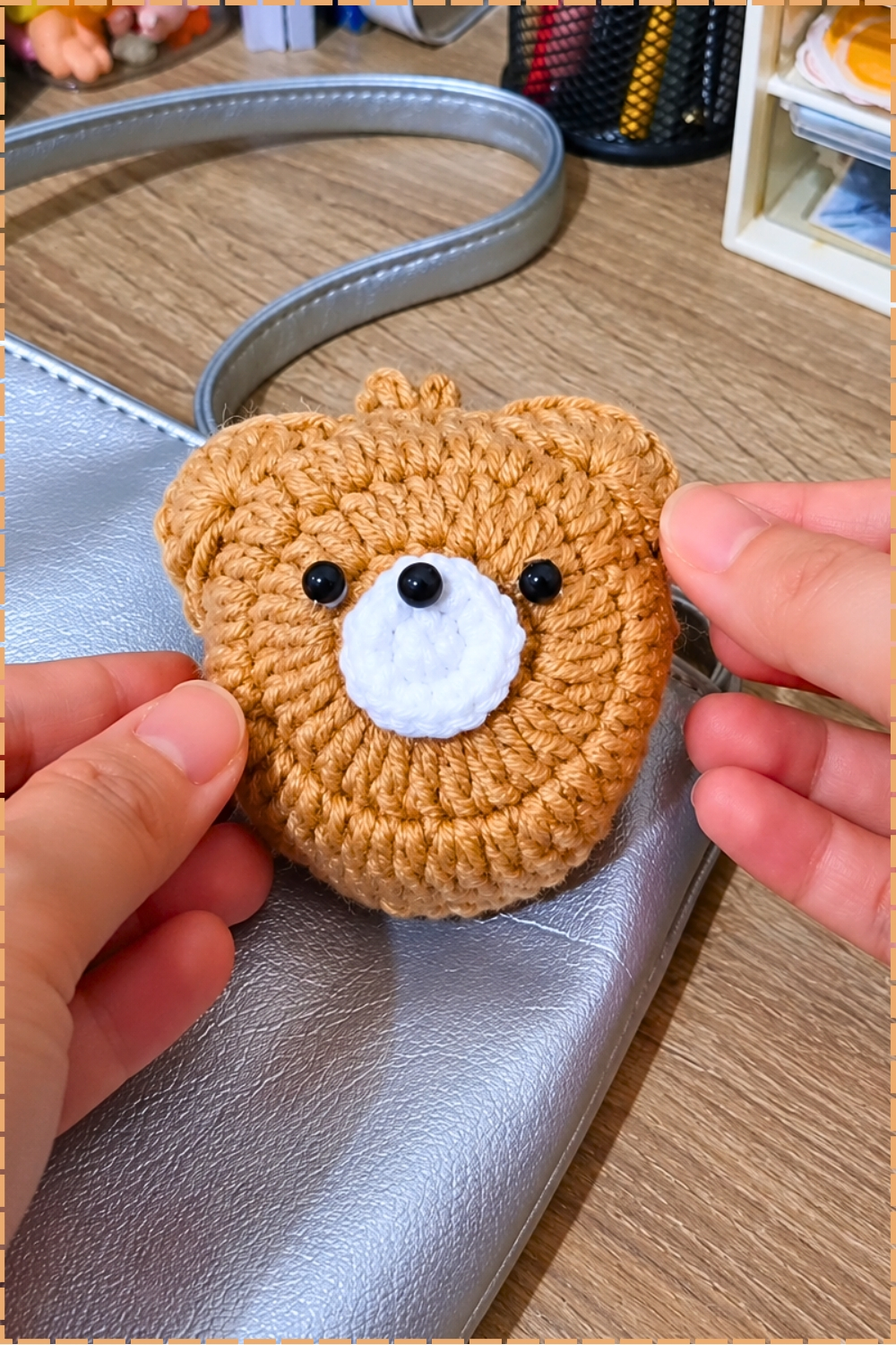 Plush Bear Pouch That Turns Into Bottle Holder