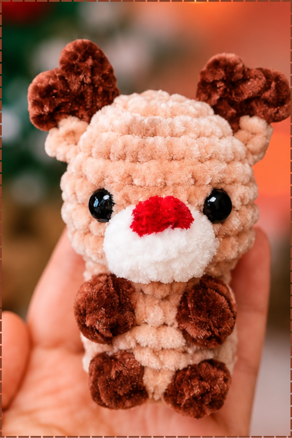 Plush Christmas Reindeer Crochet Pattern