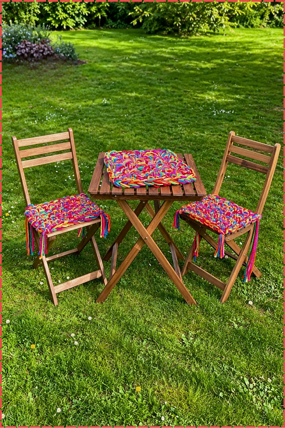 Plush Crochet Chunky Yarn Chunky Seat Pad