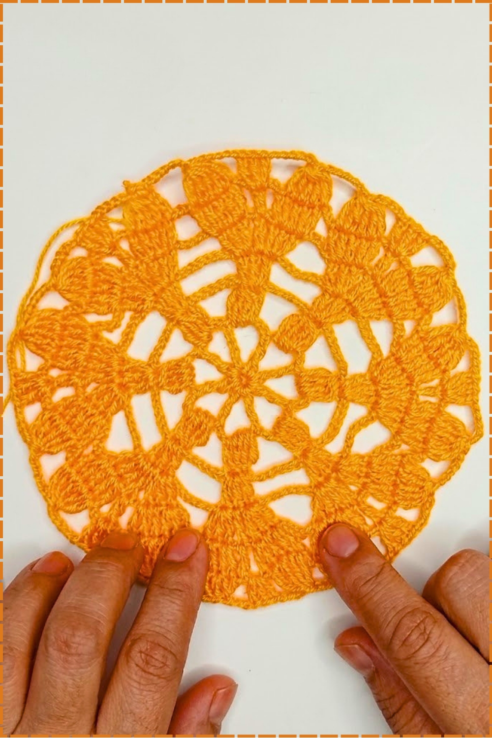 Pretty Crochet Doily Placemat Tablecloth