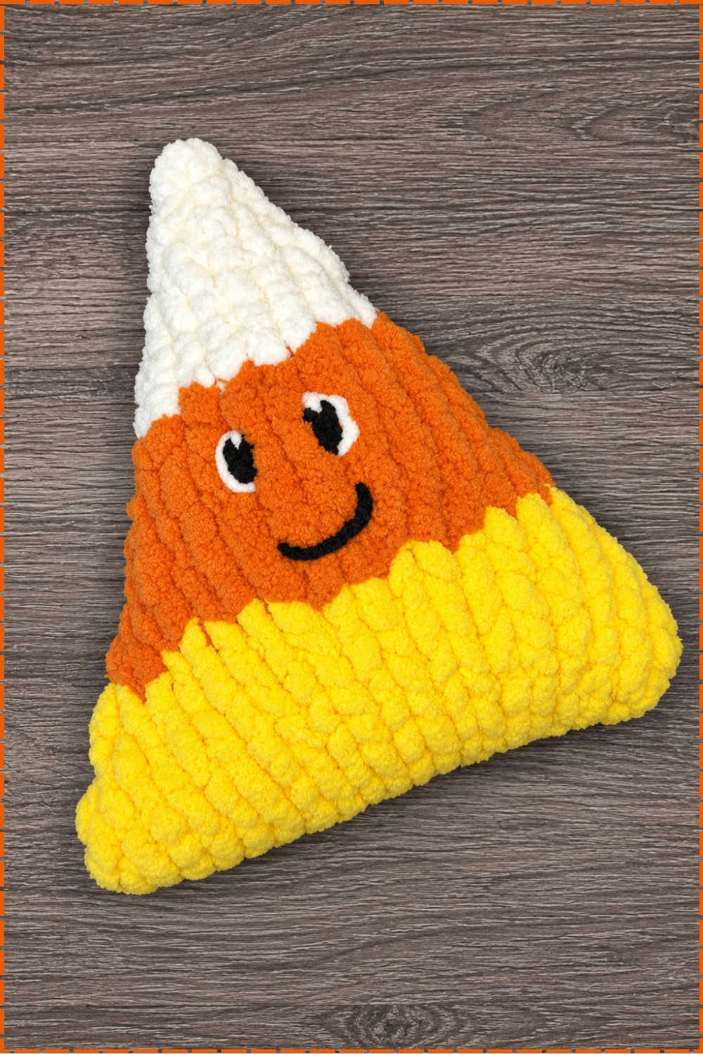 Puffy Candy Corn Chunky Hand Knit Tutorial