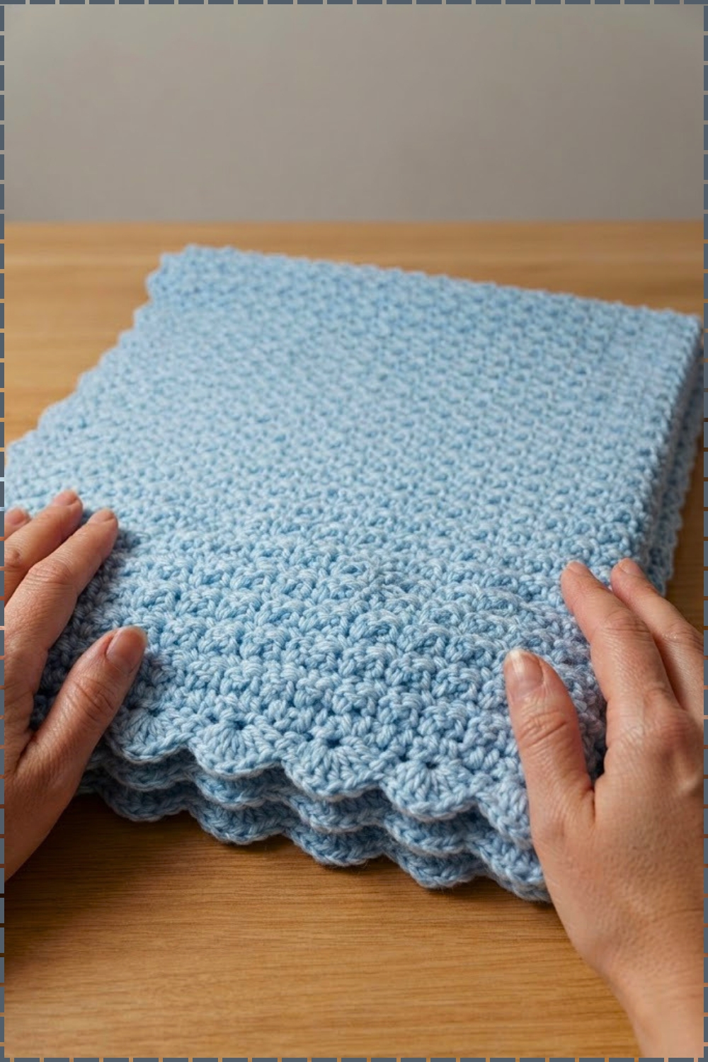 Quick And Easy Crochet One Skein Cozy Baby Blanket