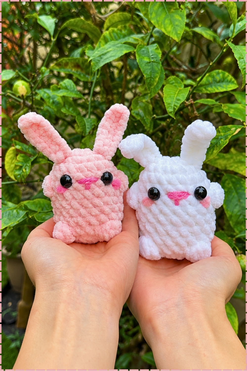 Quick No Sew Mini Bunny Crochet Tutorial