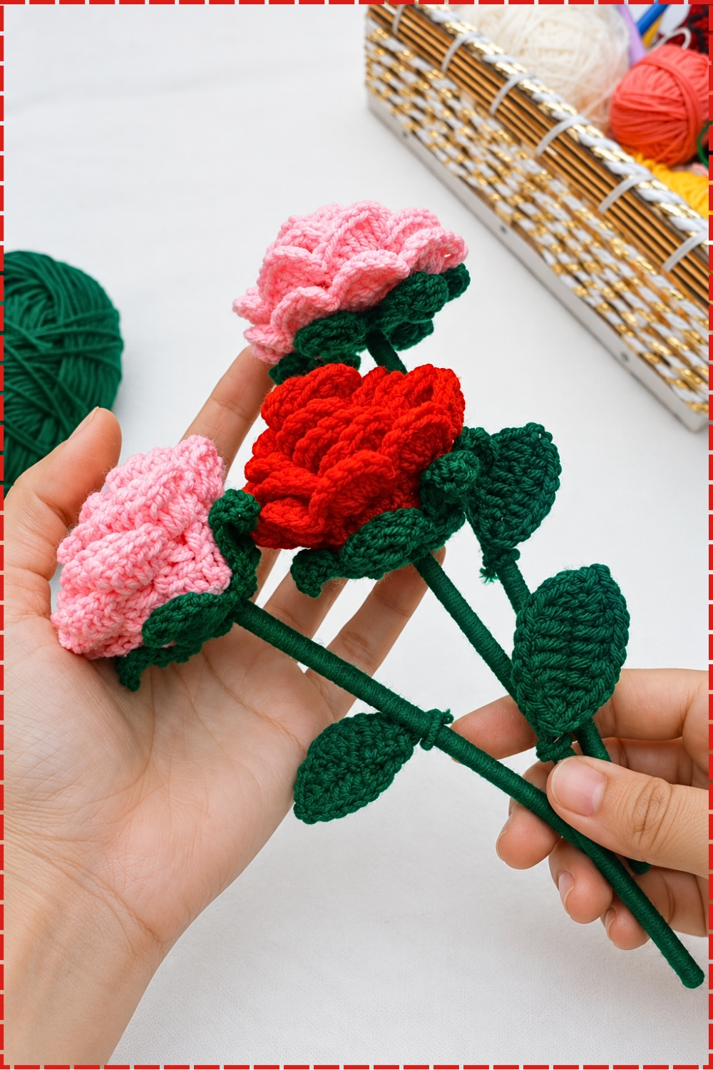 Quick and Easy Crochet Rose Tutorial Step by Step