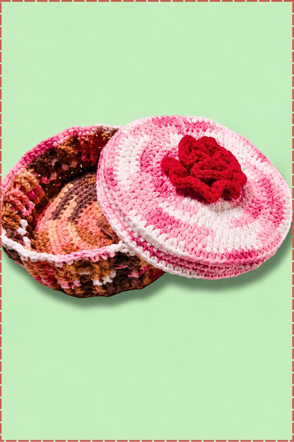 Round Padded Crochet Tortilla Warmer