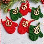 Scalloped Crochet Christmas Advent Calendar