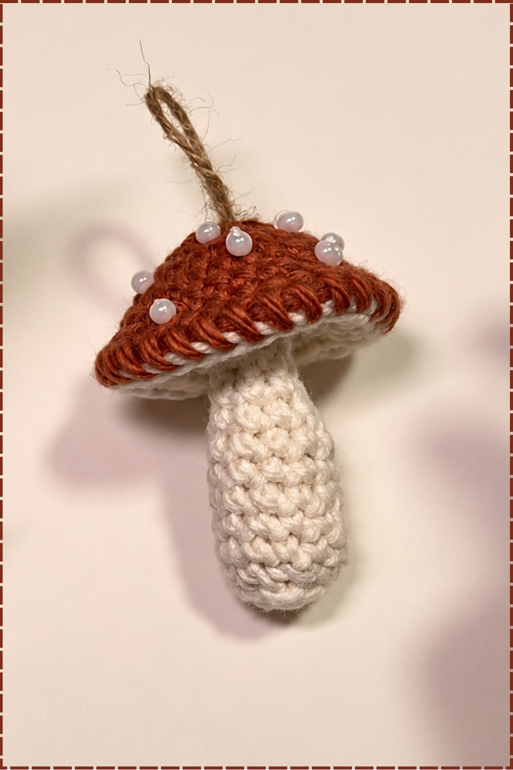 Simple Beginner Friendly Crochet Mushroom Tutorial