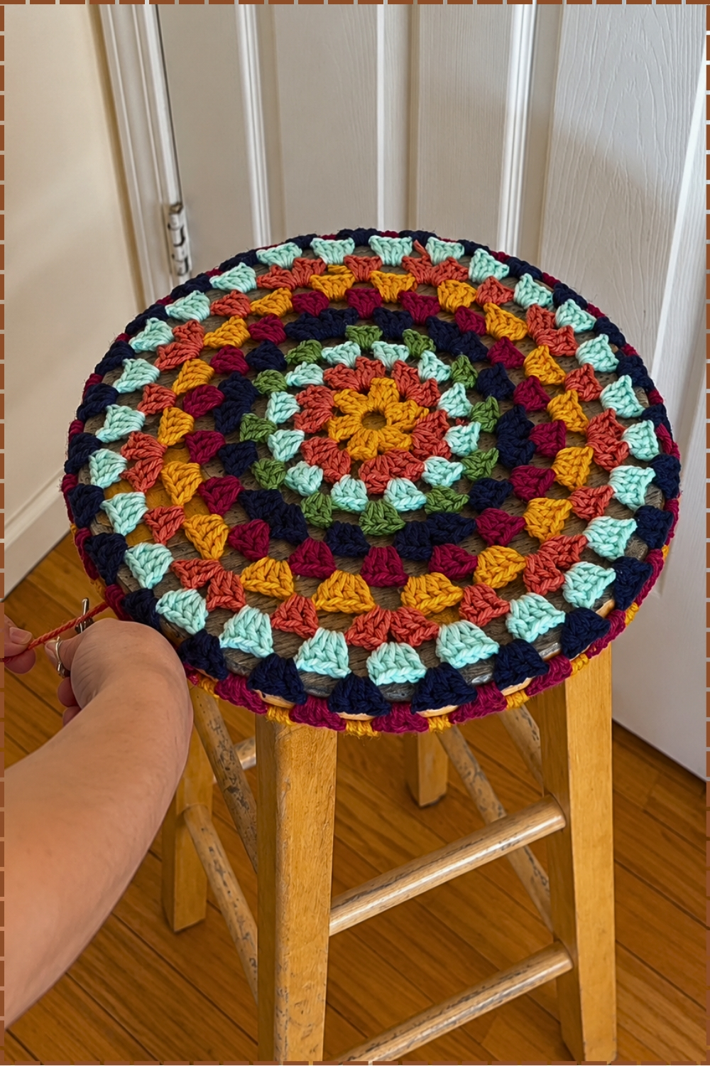 Simple Chair Cover Tutorial Crochet