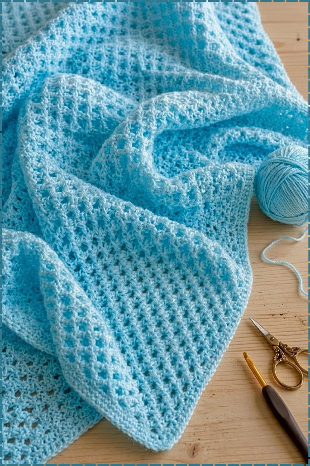 Snug Crochet Lap Blanket Pattern