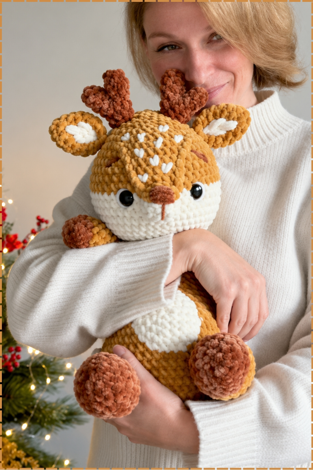 Soft Christmas Reindeer Crochet Tutorial