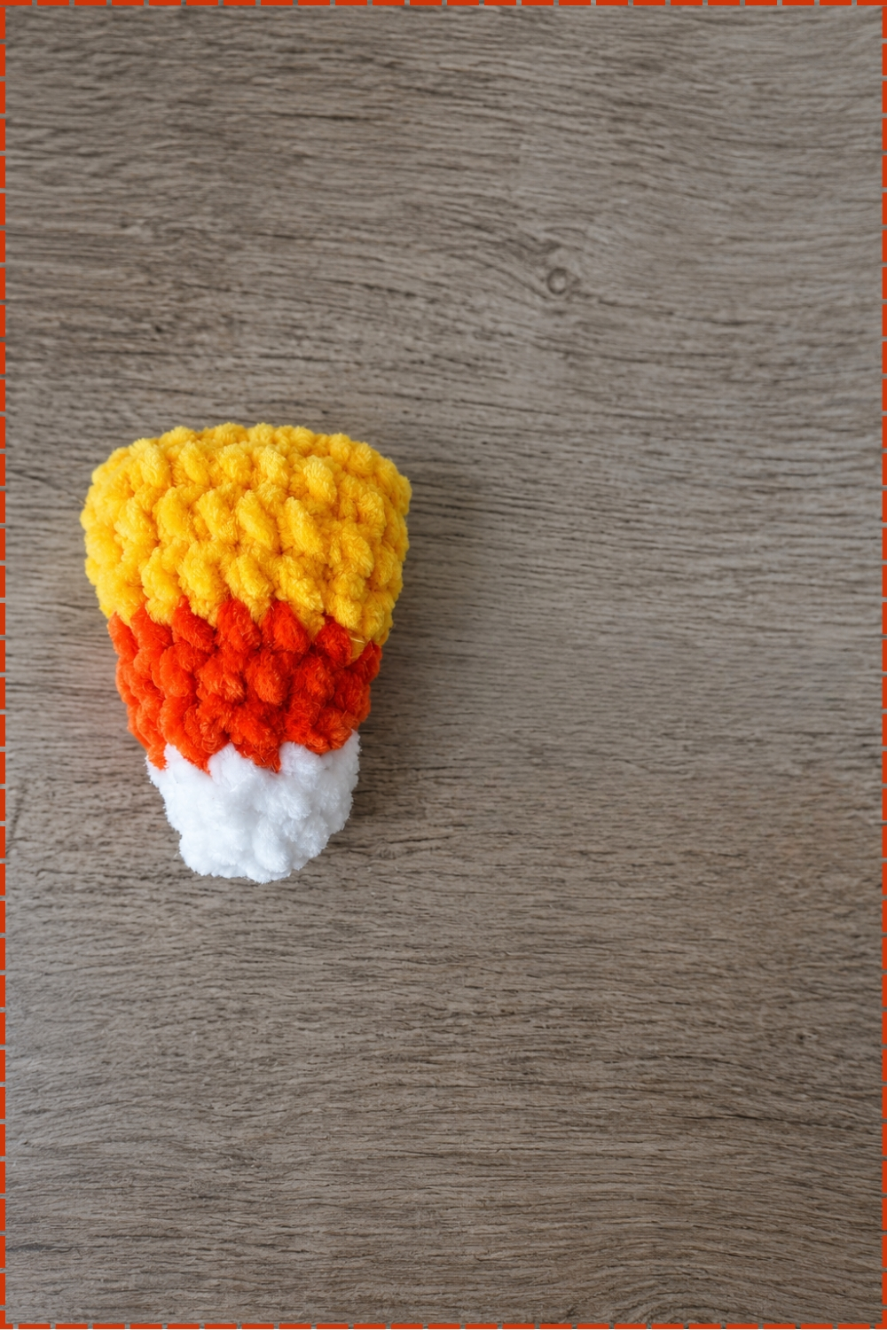 Striped Crochet Candy Corn (1)