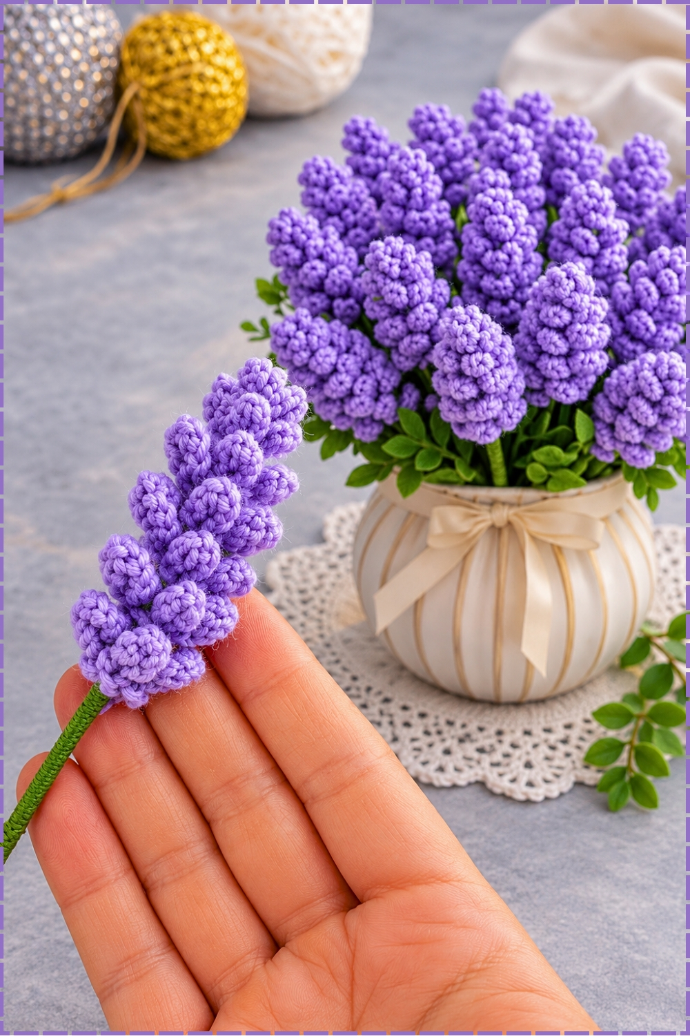 Stunning Crochet Lavender Looks So Real